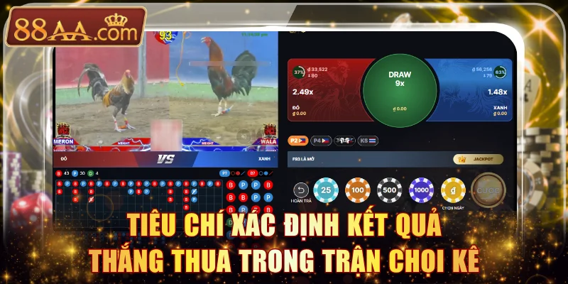Nằm lòng tiêu chí xác định kết quả thắng thua trong trận chọi kê